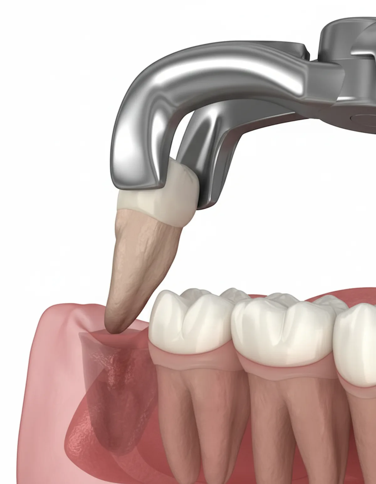 智齿拔除示意图，Ivory Dental Kepong
